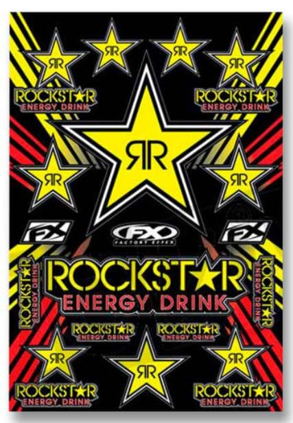 Bild von Aufkleberset FX "Rockstar Energy", 50 x 35cm