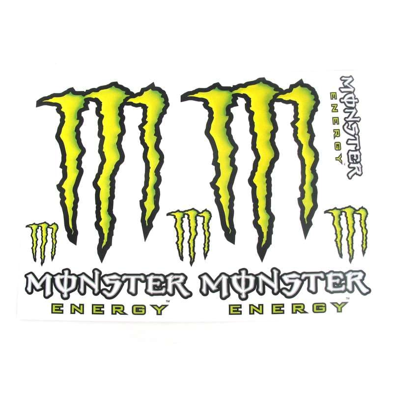 Bild von Aufkleberset "4R Monster Energy", 35 x 25cm