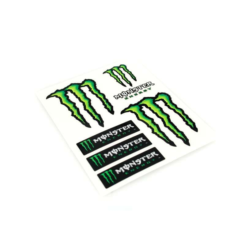 Bild von Aufkleberset "4R Monster Energy", 12 x 9.5cm