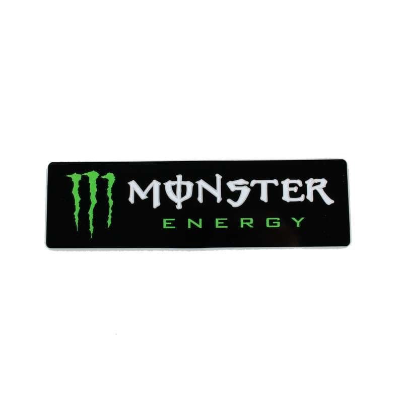 Bild von Aufkleber "4R Monster Energy", schwarz/grün, 5.5 x 20cm