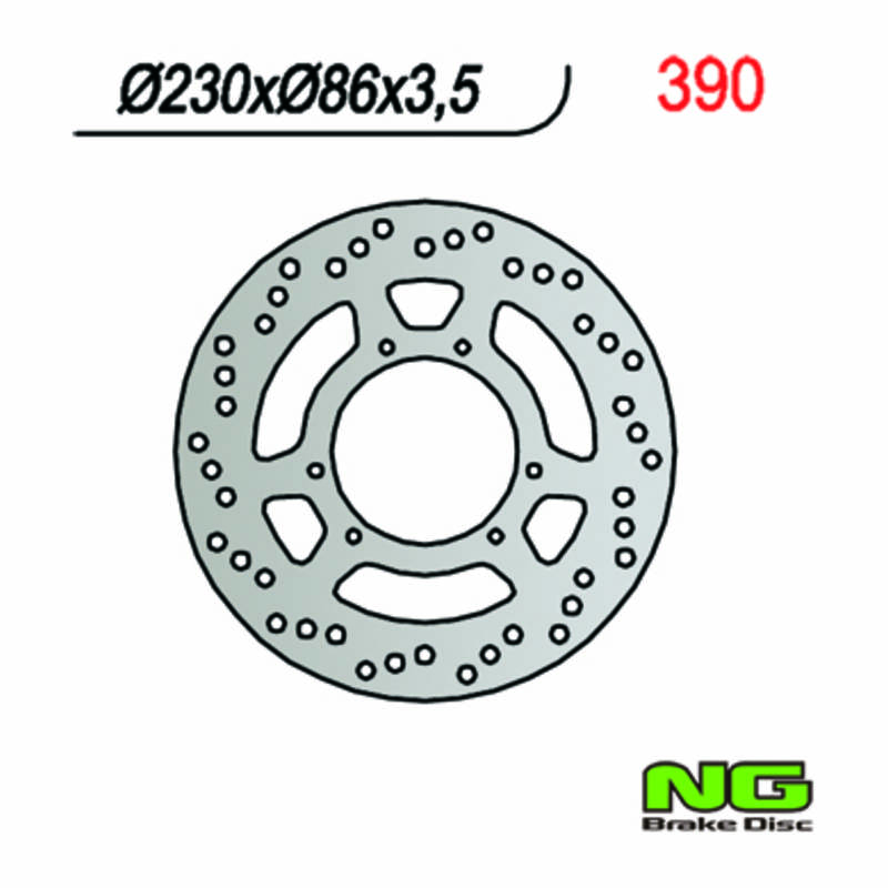 Bild von Bremsscheibe NG Brake Disc 230/86/3.5mm (6 Loch)