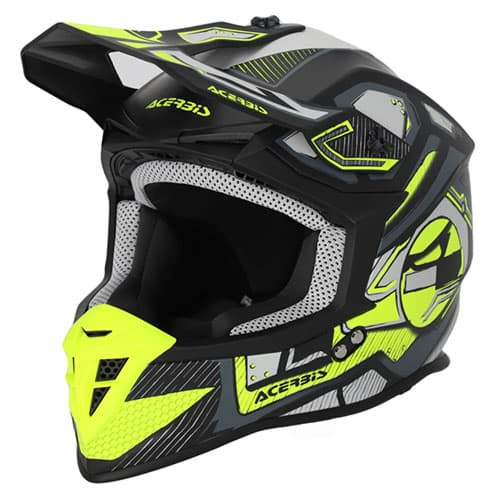 Bild von Crosshelm Acerbis Linear 22-06, Schwarz/Gelb fluo matt