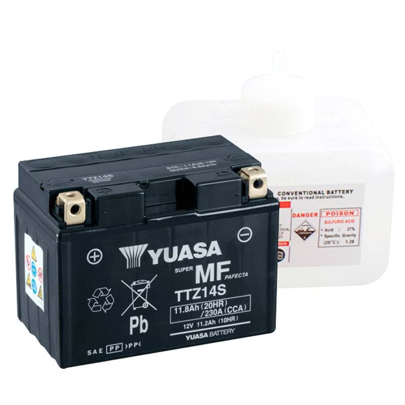 Bild von AGM-Batterie Yuasa YTZ14S, wartungsfrei