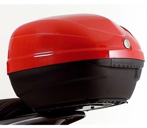 Bild von Top-Case + Halteplatte Piaggio/Gilera, 33 Liter, Rot 894