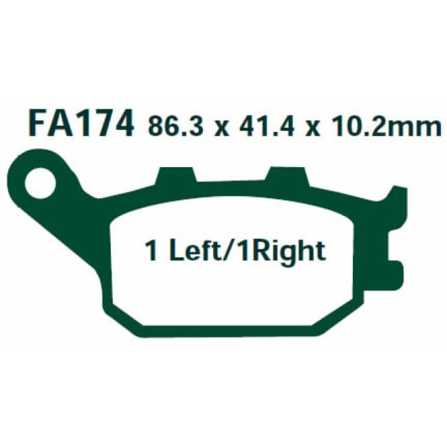 Bild von Bremsbeläge EBC Brakes", Sinter (Paar)"